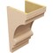 Ekena Millwork 11"W x 11"D x 22"H Wide Diane Rough Cedar Woodgrain TimberThane Corbel, Primed Tan CORUR11X11X22DIARCPR - alternate 5